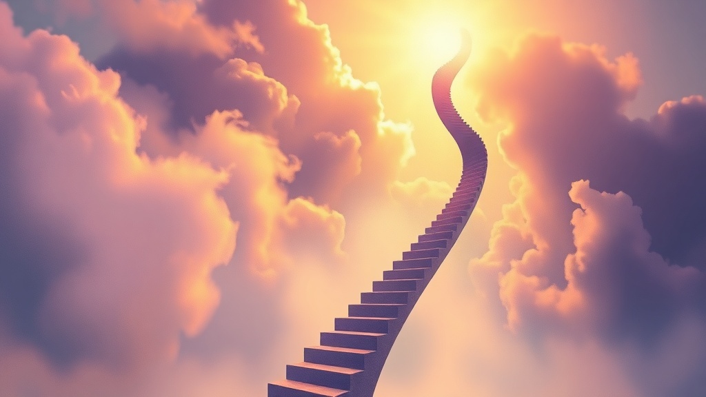Sonhar com Escada Subindo Alto: Significado Espiritual