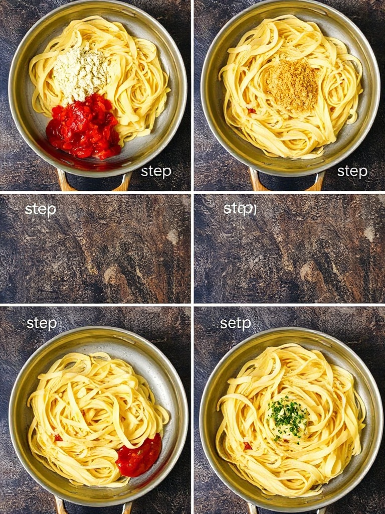 tagliatelle carbonara preparation