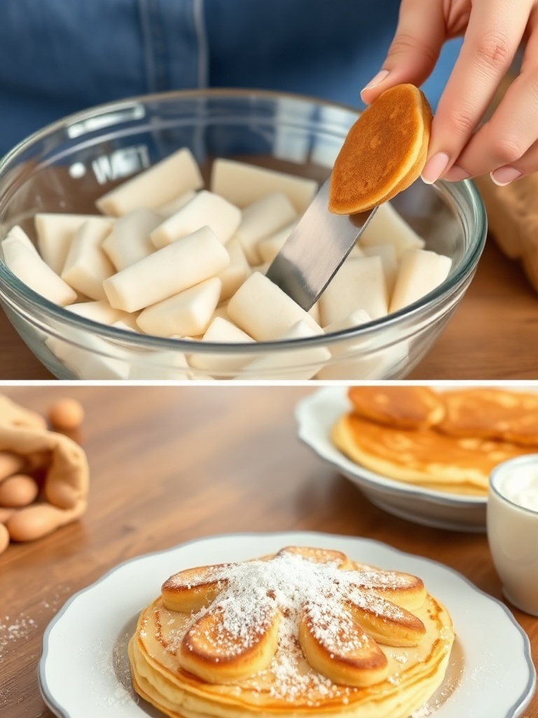 recette des pancakes preparation