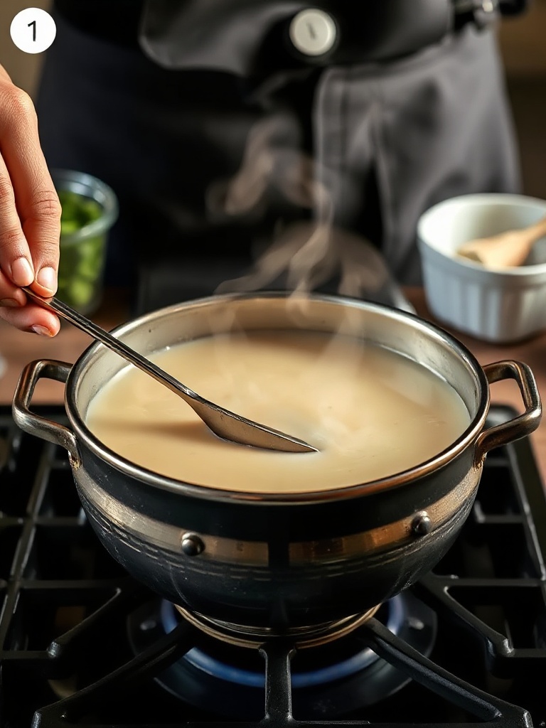 fondu de poireau preparation