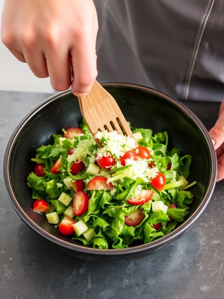 salade cesar preparation