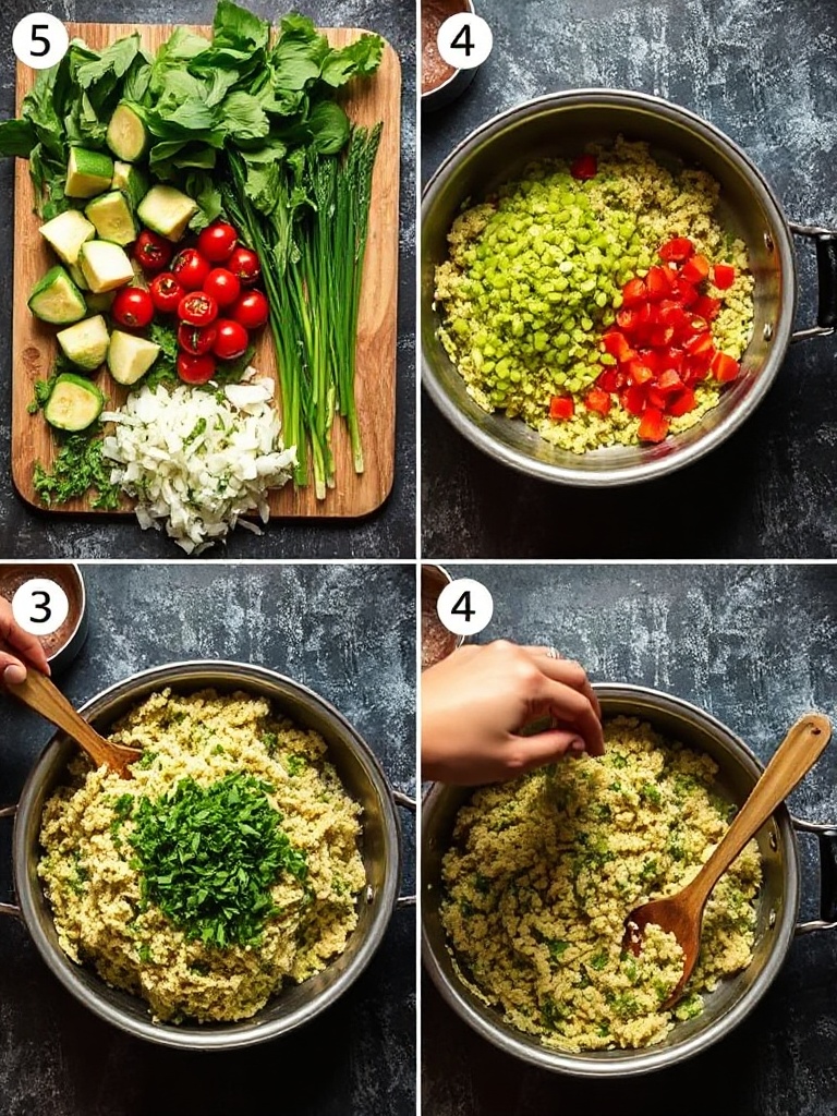 taboule preparation