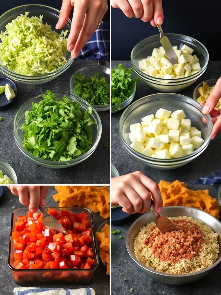 taboule preparation