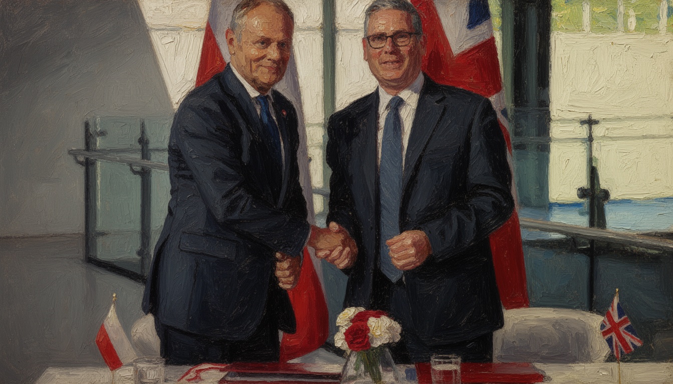 UK and Poland Sign Defence Pact to Counter Russian Threats