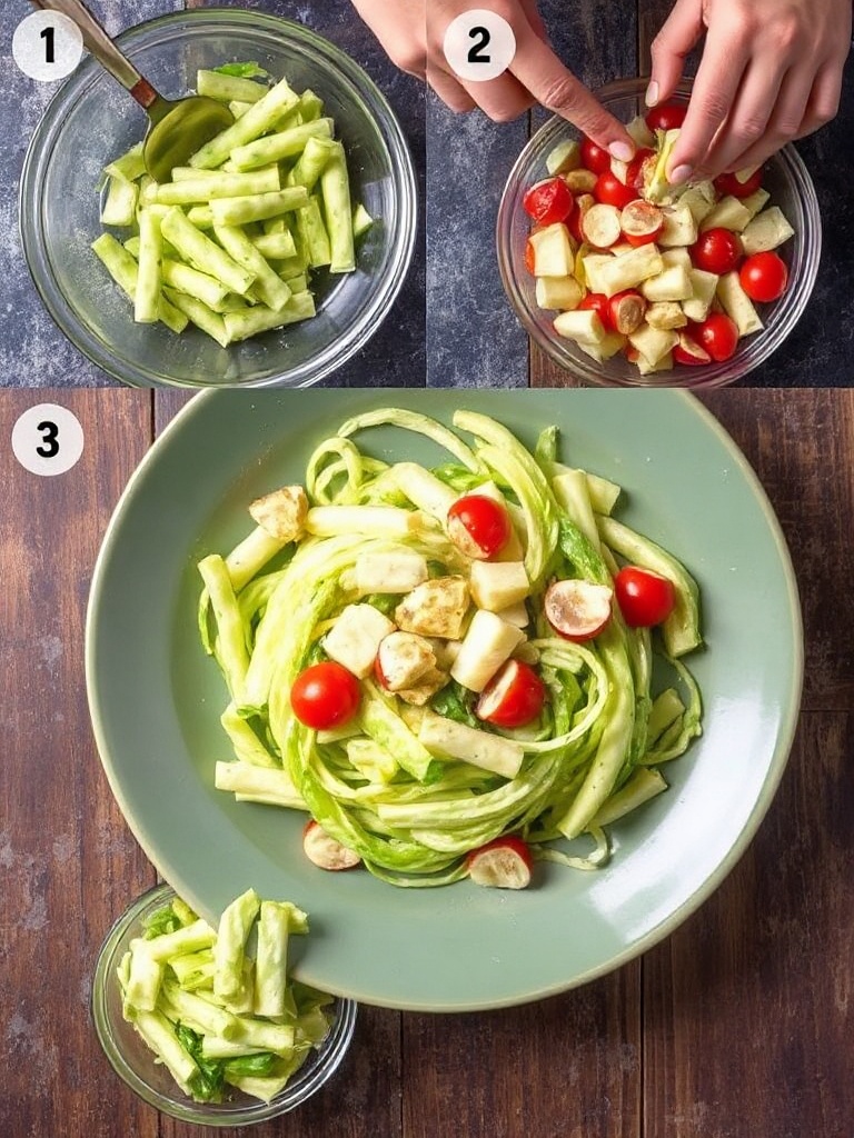 salade de pates preparation