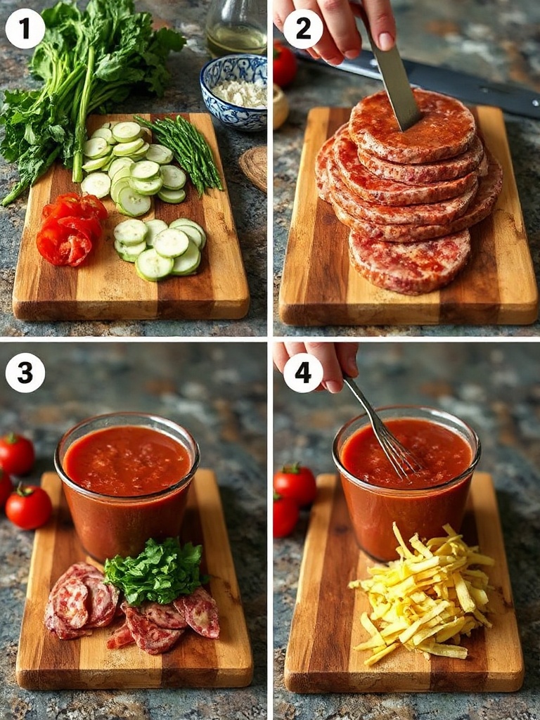 gaspacho preparation