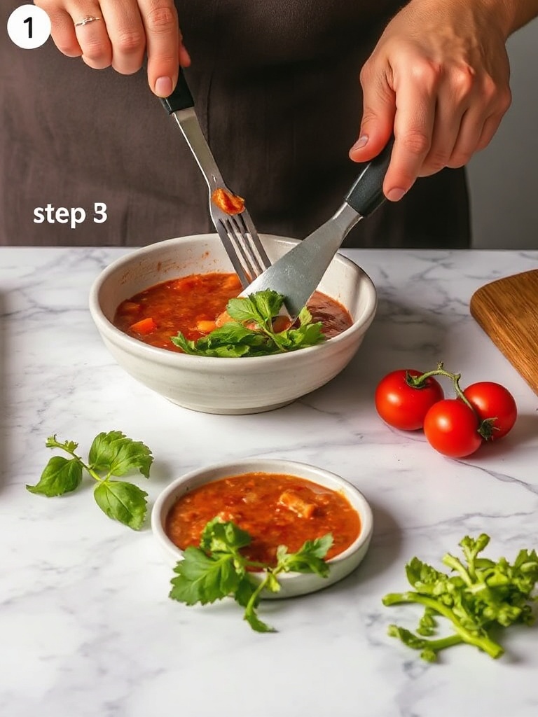gaspacho preparation