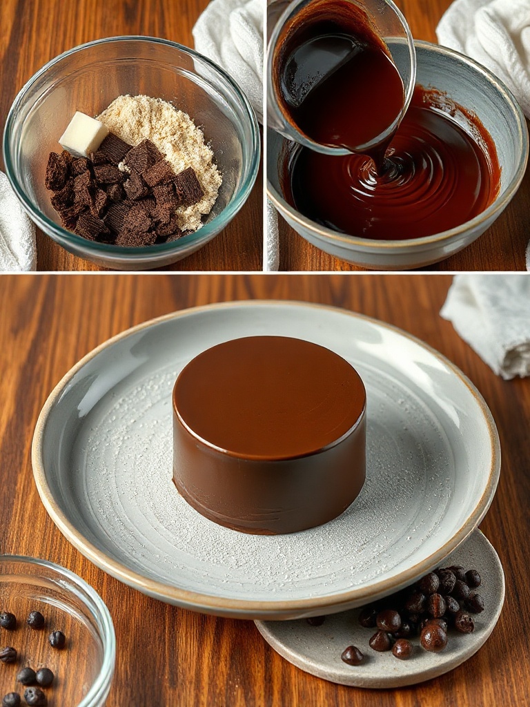 recette fondant au chocolat preparation