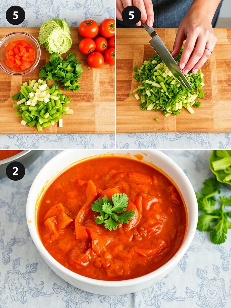 gaspacho preparation