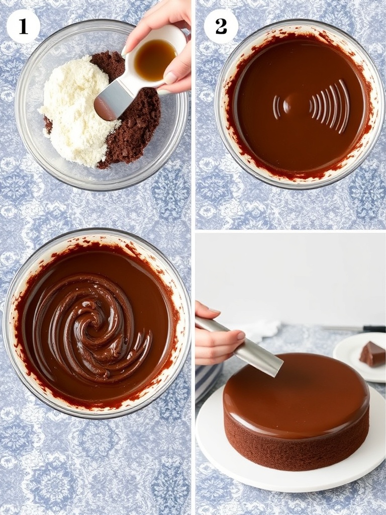 recette gateau au chocolat preparation