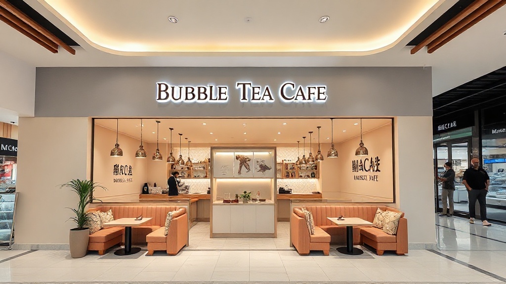 Bubble Tea Cafe in Dubai Outlet Mall — bubble tea cafe (macao imperial tea brand) for sale in Dubai Outlet Mall
