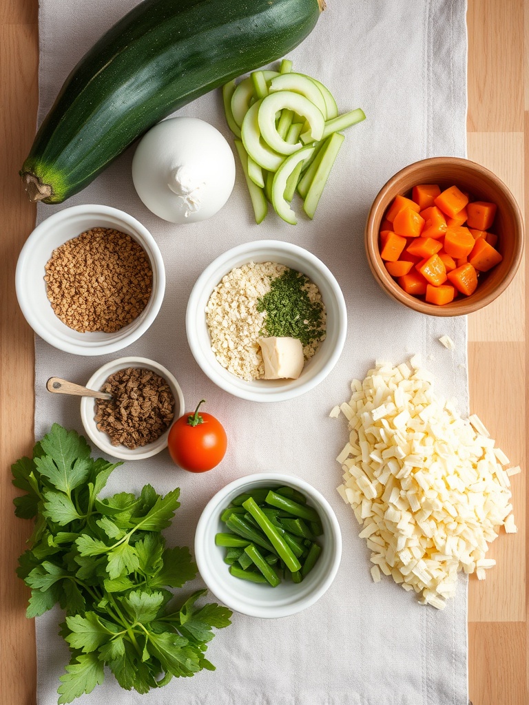 courgette farcie ingredients