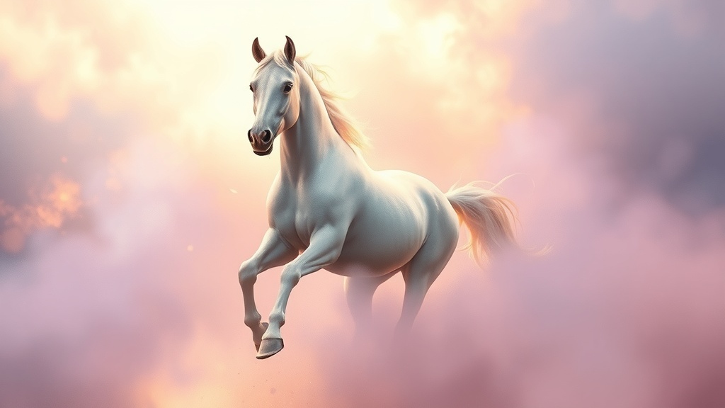 Sonhar com Cavalo Branco Galopando: Proteção Divina