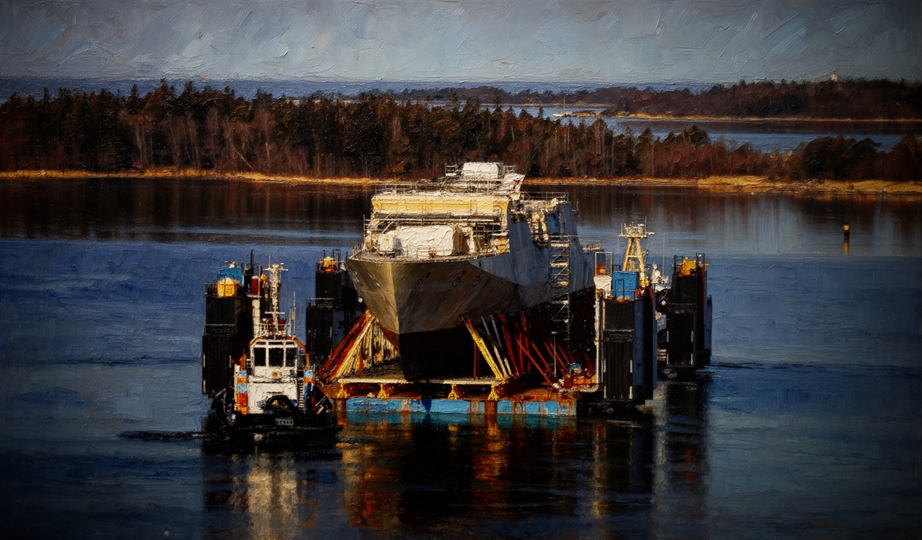 Rauma Shipyard Launches Second Pohjanmaa Class Corvette