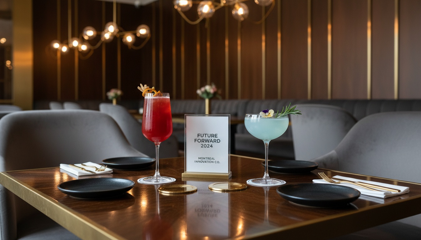 Garnitures de cocktails artisanaux et ingrédients saisonniers