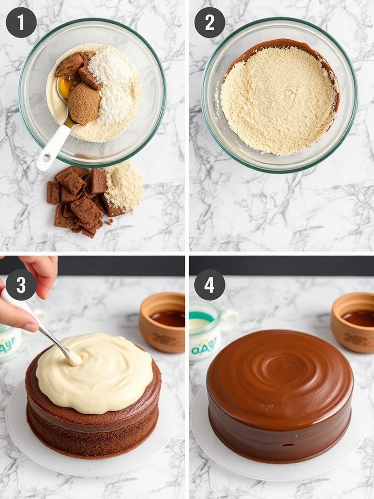 gateau chocolat preparation