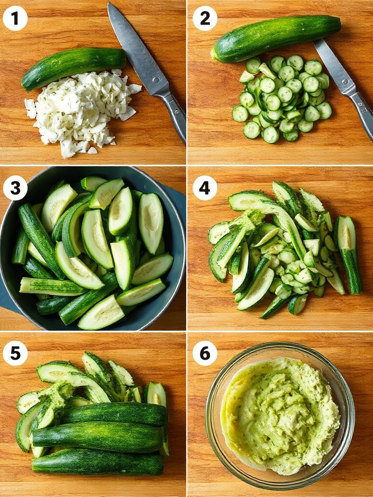 recette courgette preparation