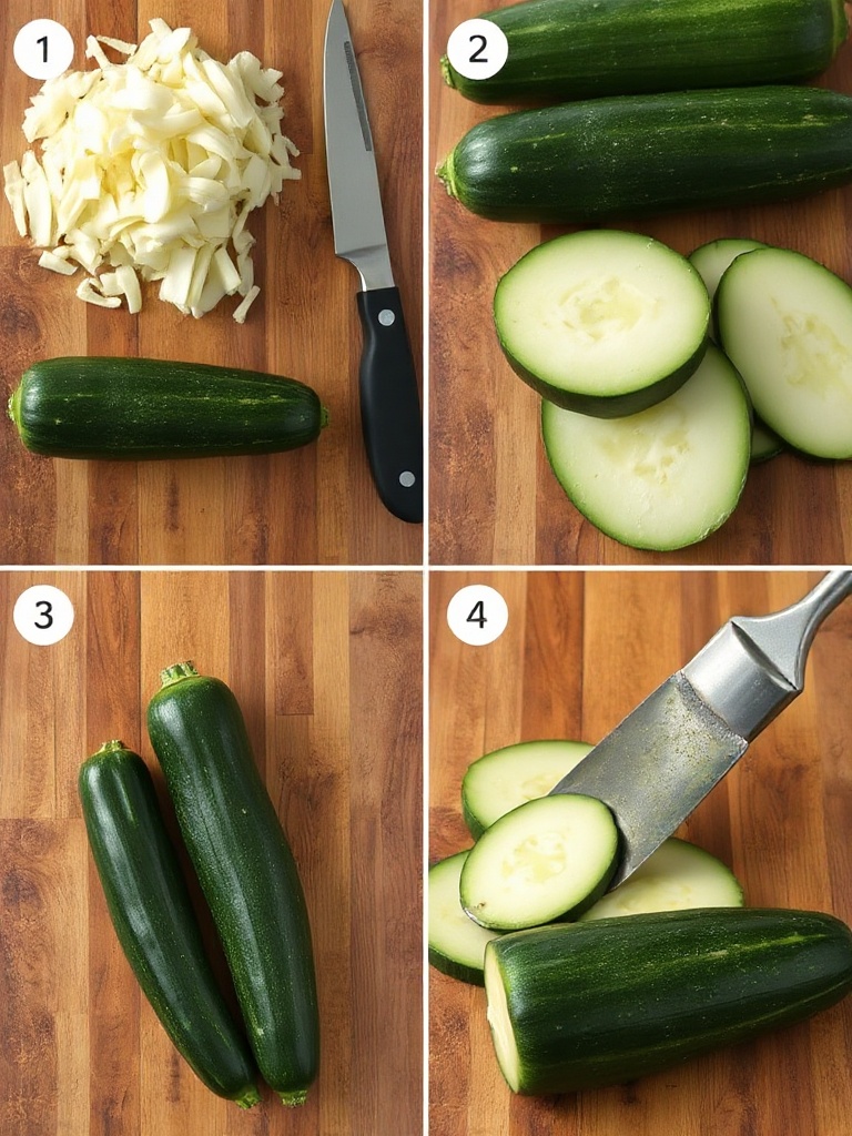 recette courgette preparation