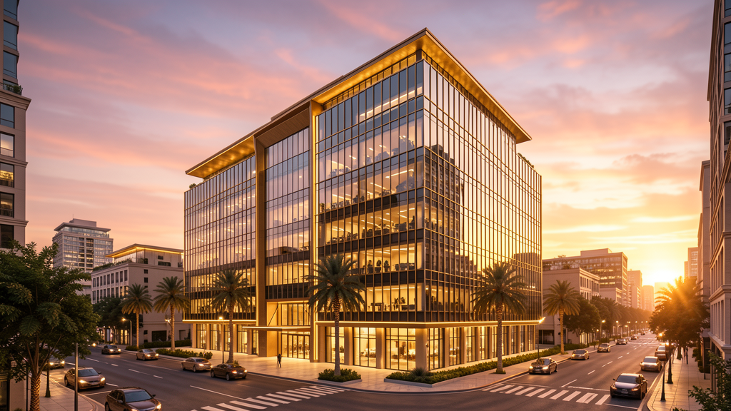 Luxury financial building