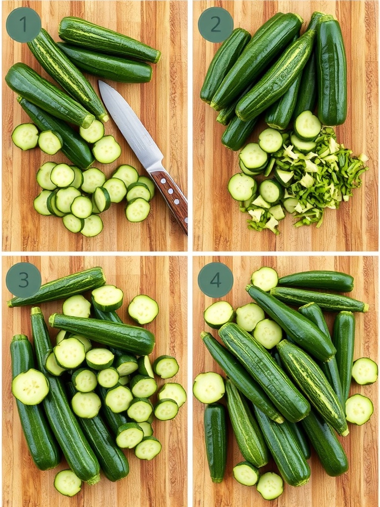 courgettes farcies preparation