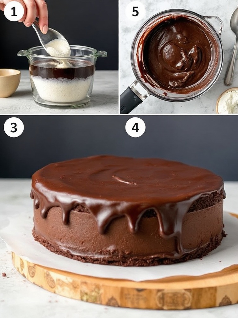 recette gâteau au chocolat preparation