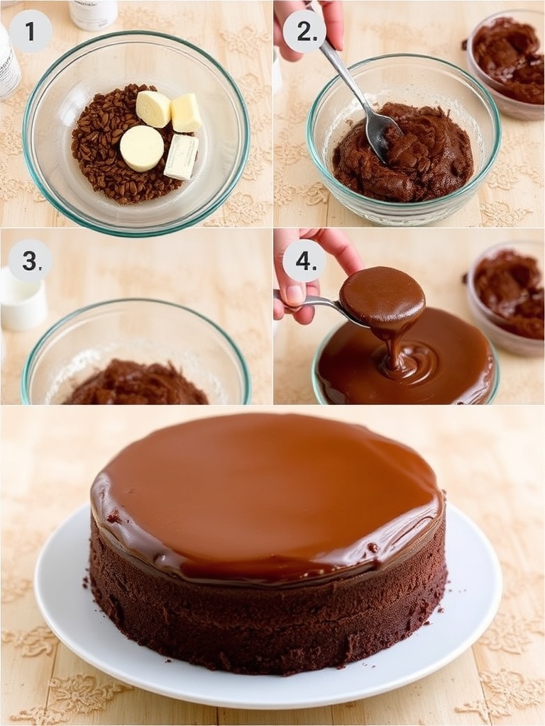 recette gâteau au chocolat preparation
