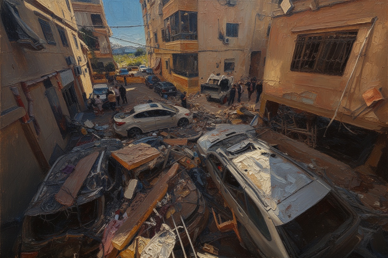Israeli Strike Ignites Smoke Over Beirut