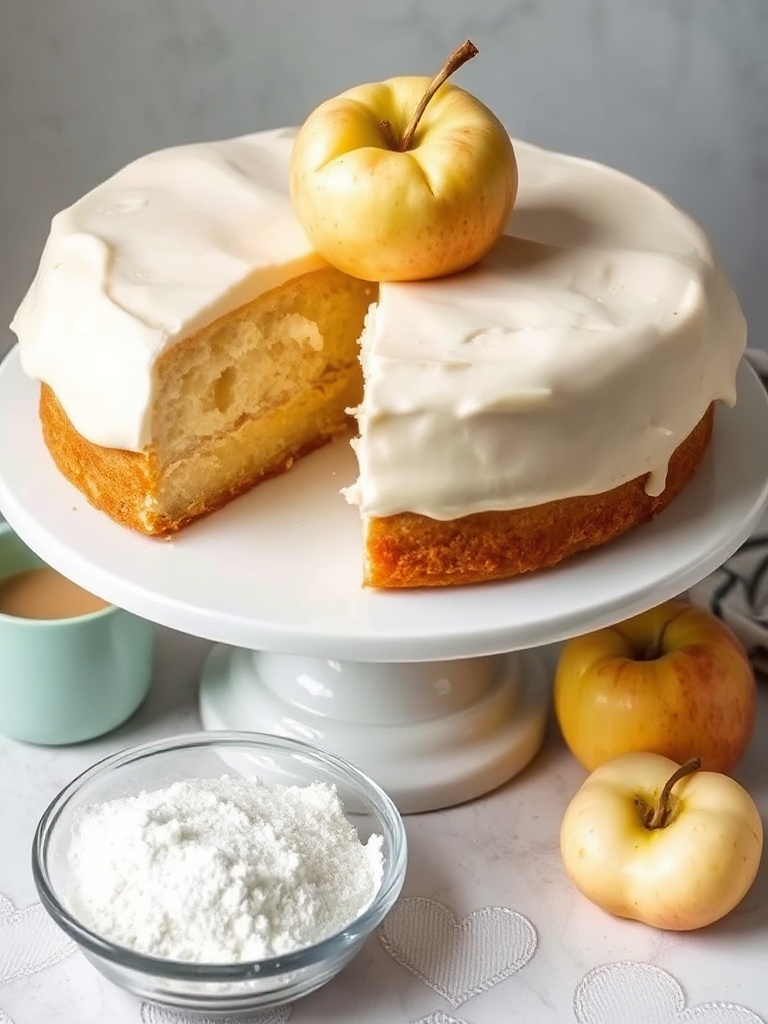 gateau aux pommes ingredients