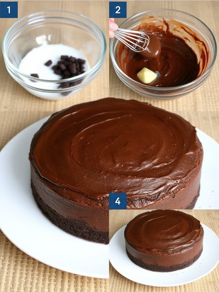 recette gâteau au chocolat preparation