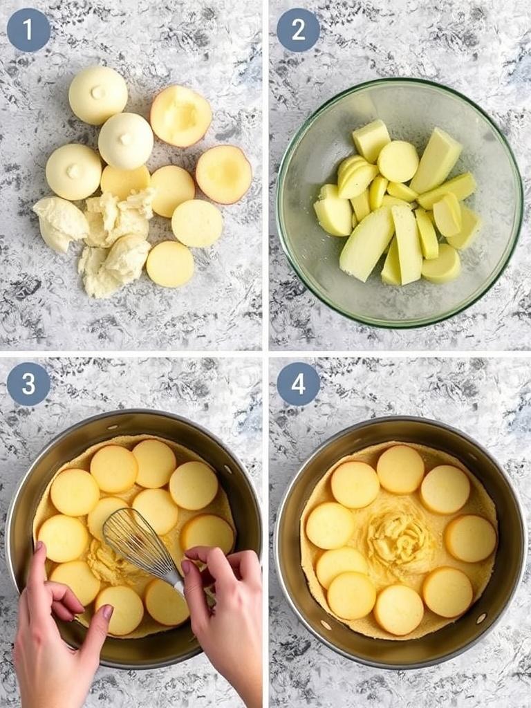 pomme de terre au four preparation