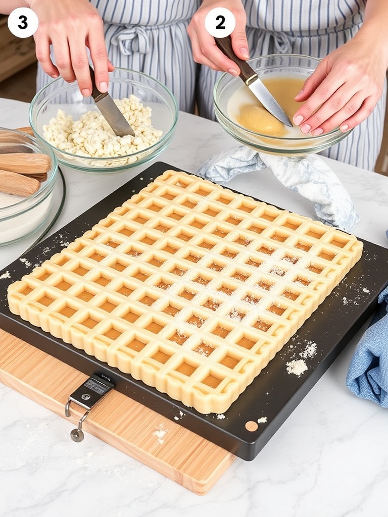 gaufre preparation