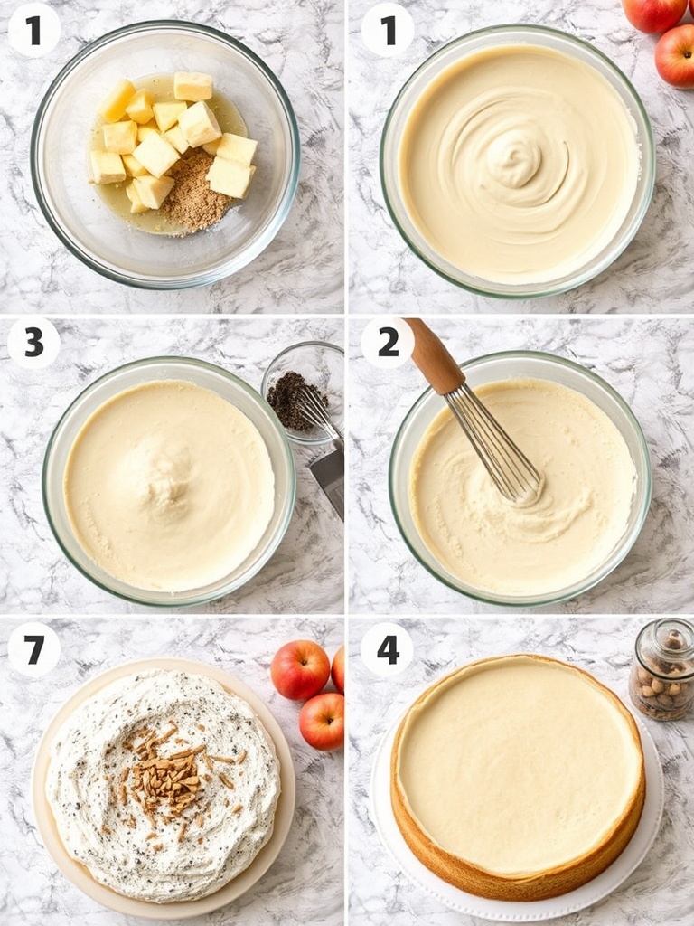 gateau au pomme preparation