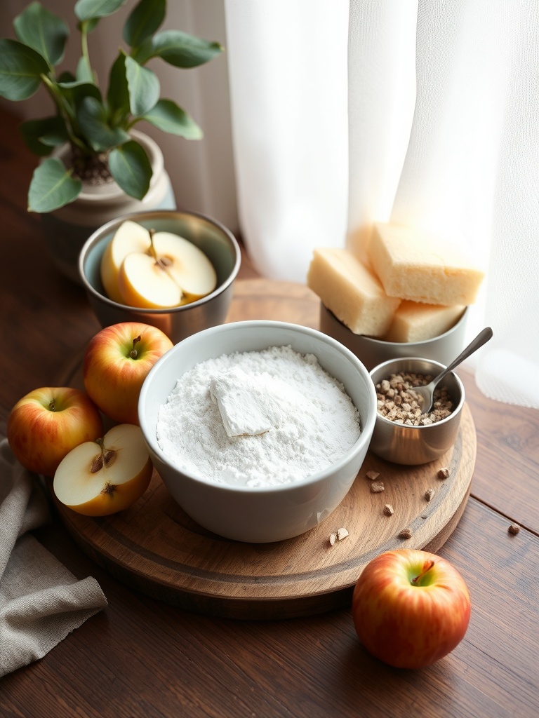 gateau au pomme ingredients