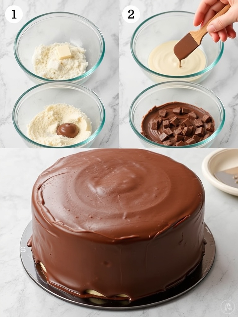 gâteau chocolat preparation