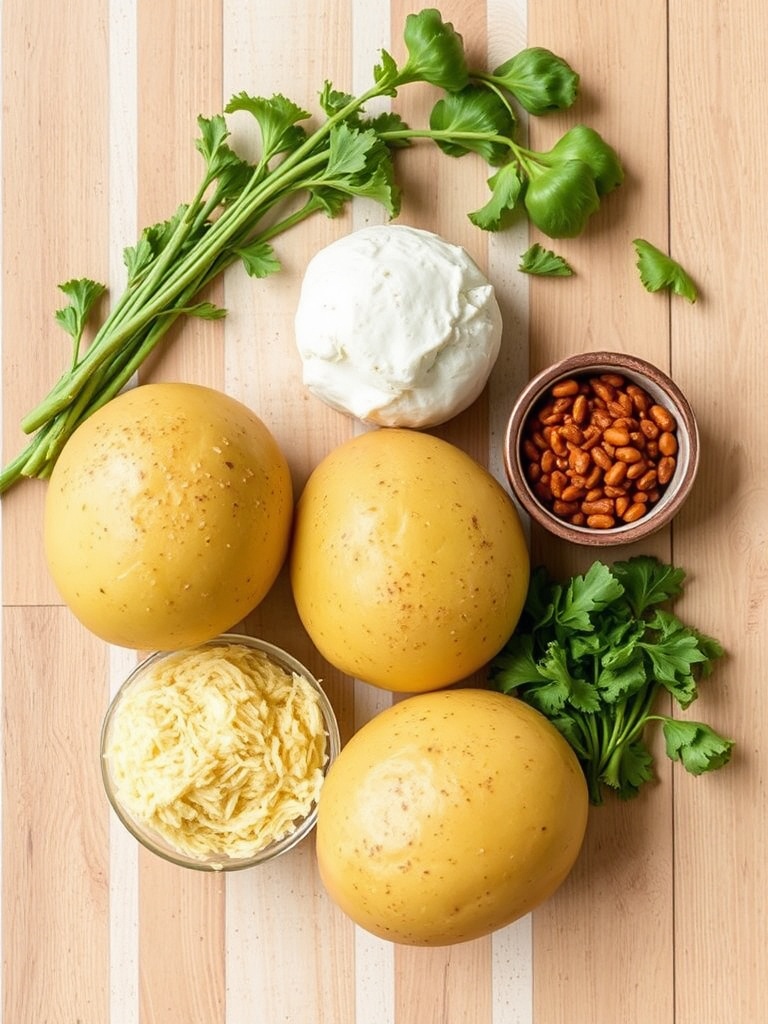 pomme de terre au four ingredients