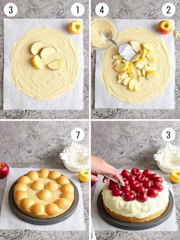 gateaux aux pommes preparation