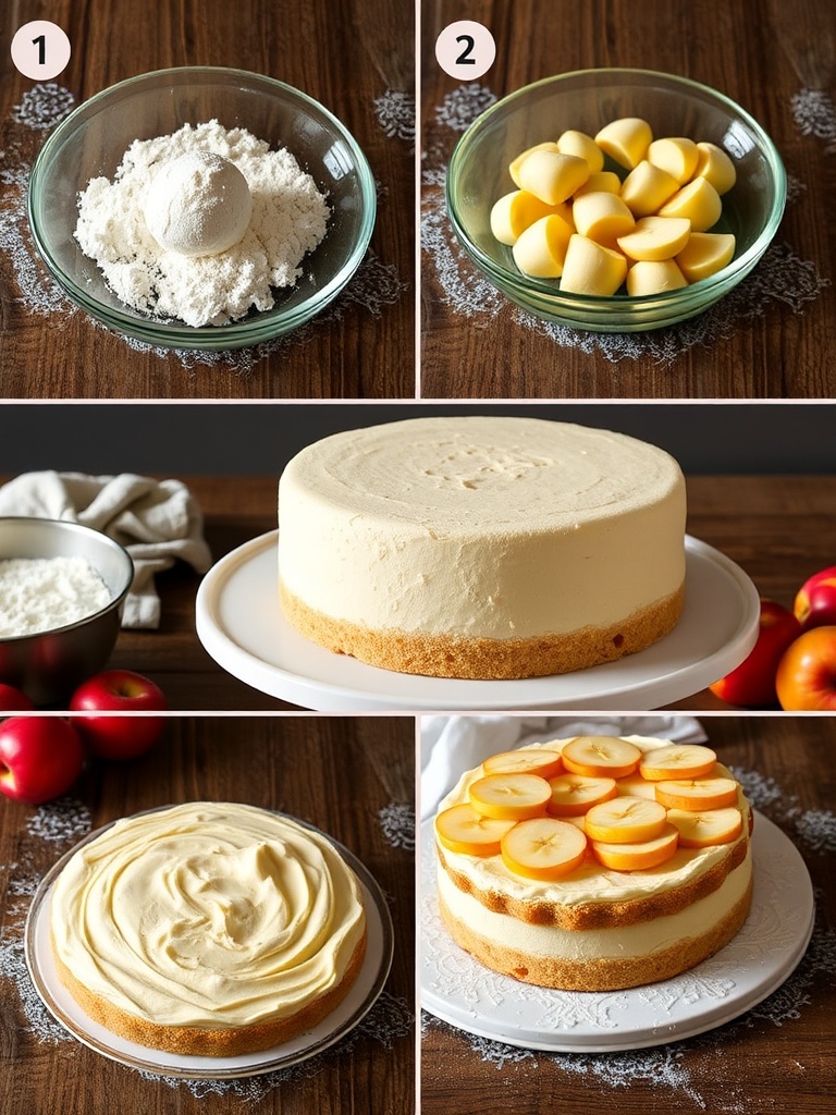 gateaux aux pommes preparation