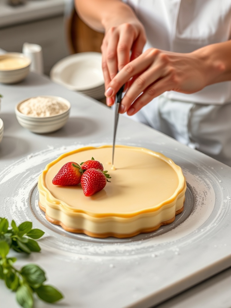 flan patissier preparation
