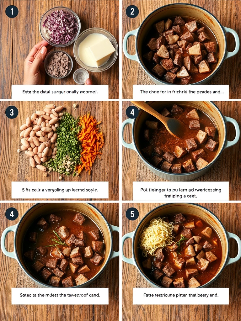 recette boeuf bourguignon traditionnel preparation