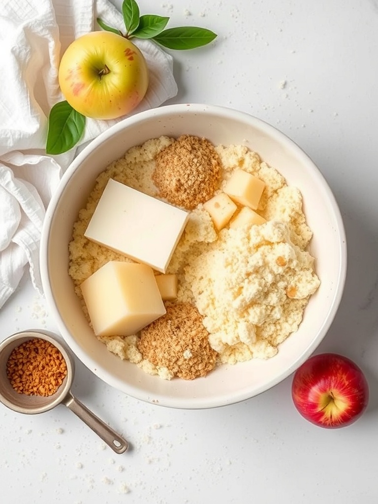 crumble pomme ingredients