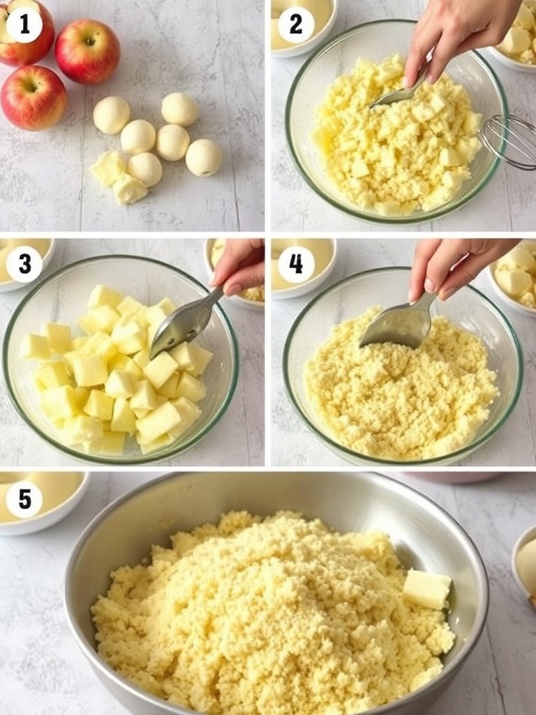 crumble pomme preparation