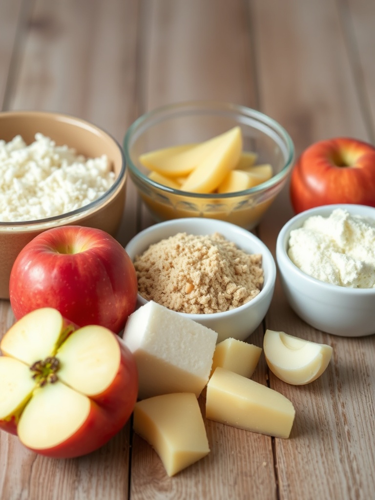 crumble pomme ingredients