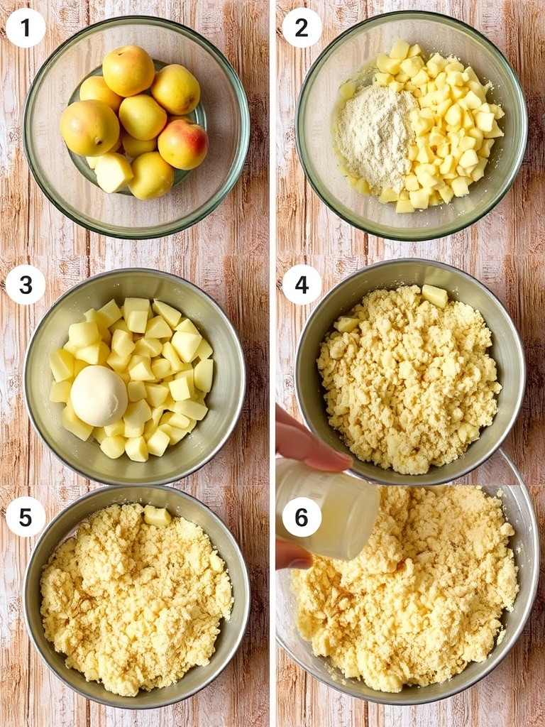 crumble pomme preparation