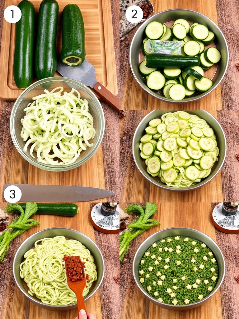 courgette recette preparation