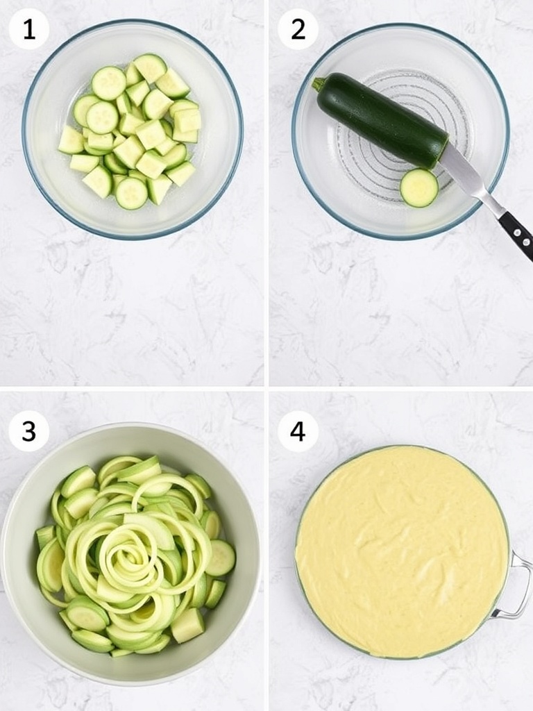 courgette recette preparation
