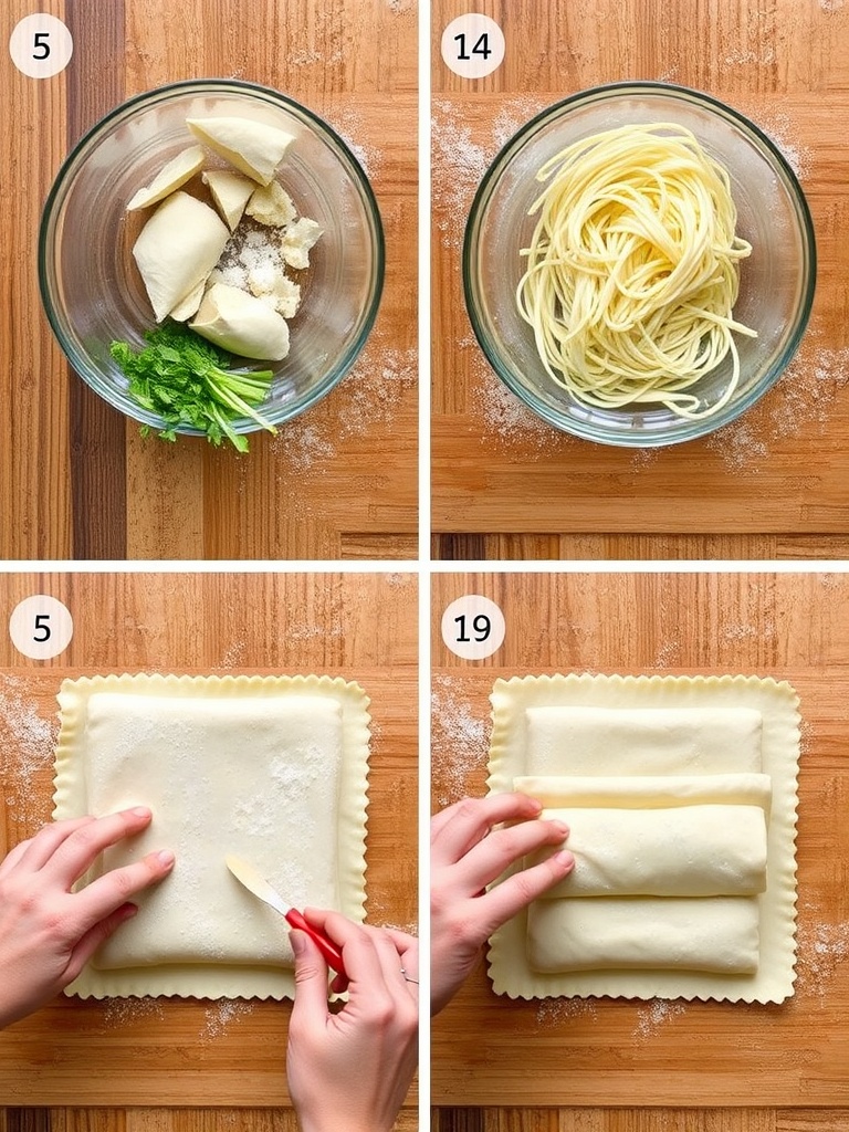 raviole preparation