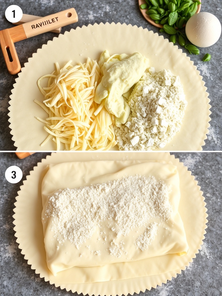 raviole preparation