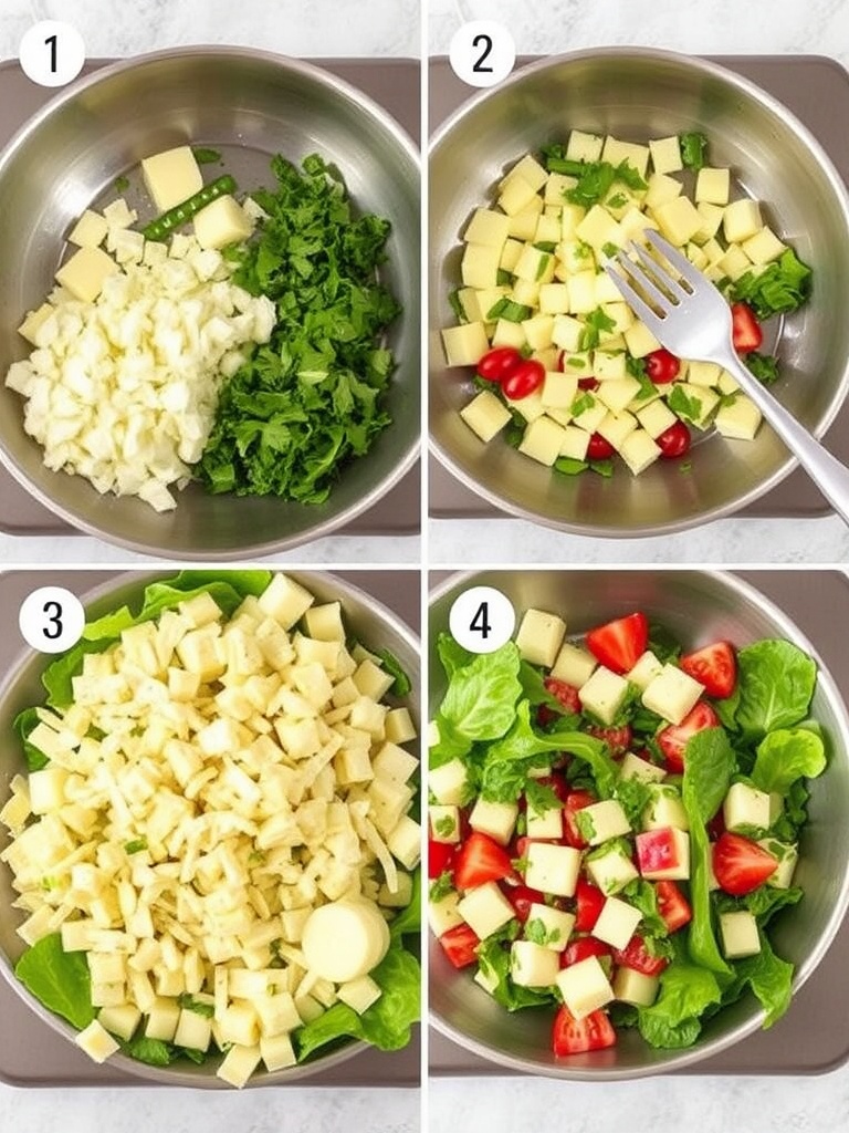 salade de pâtes preparation