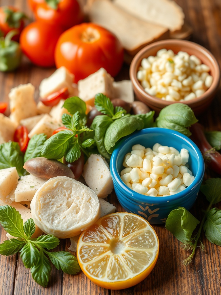 salade de pâtes ingredients