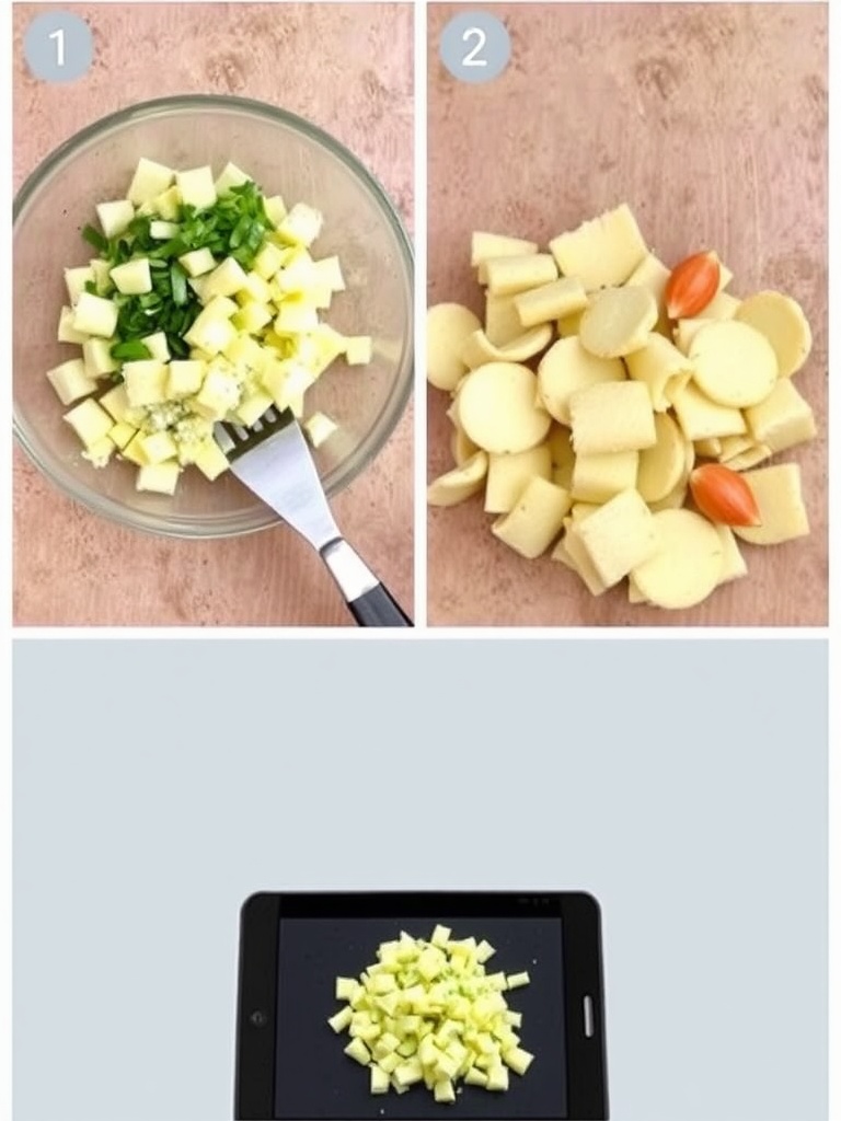 salade de pâtes preparation